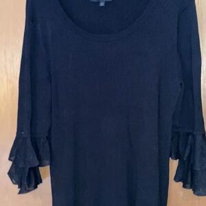 Lane Bryant - Black Sweater Lace sleeves worn once size 18/20